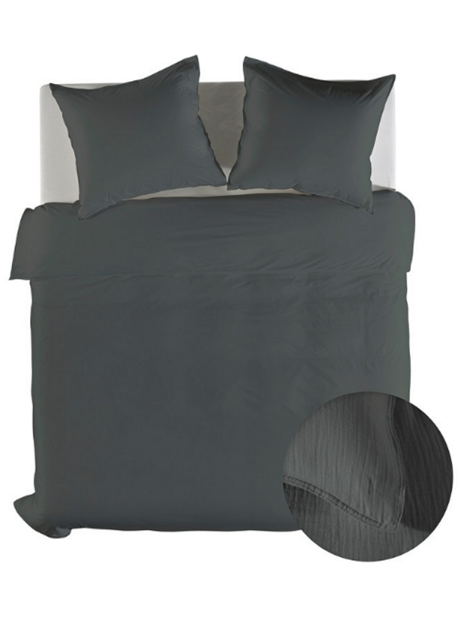 Dekbedovertrek Suite Guadeloupe Beluga Grijs - Gauze Katoen