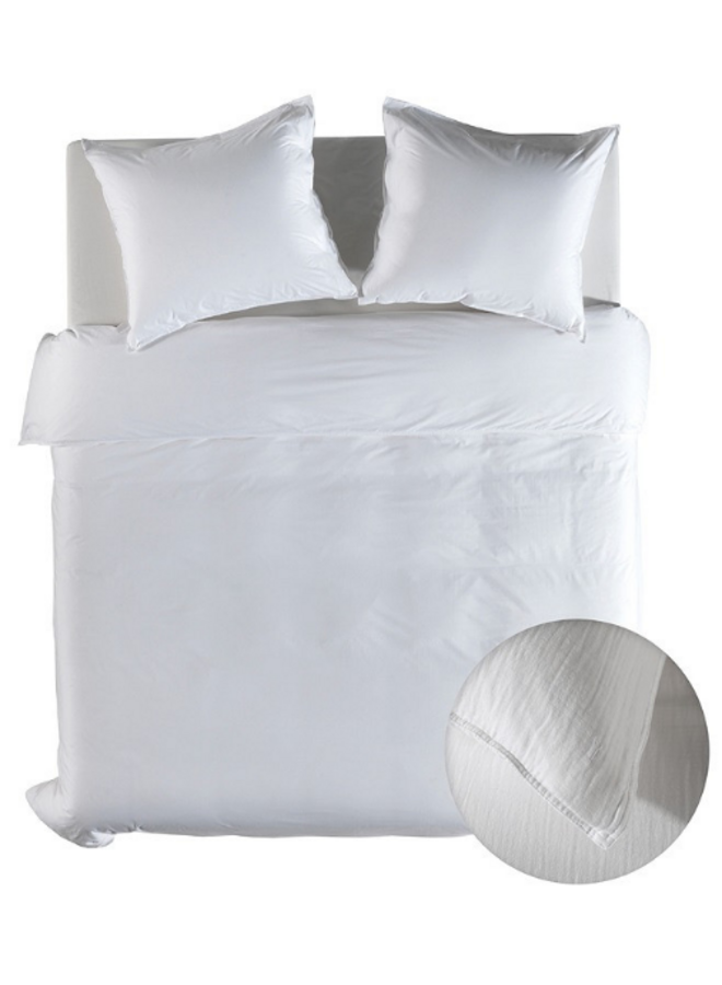 Yellow Dekbedovertrek Suite Guadeloupe Blanc de Blanc - Gauze Katoen