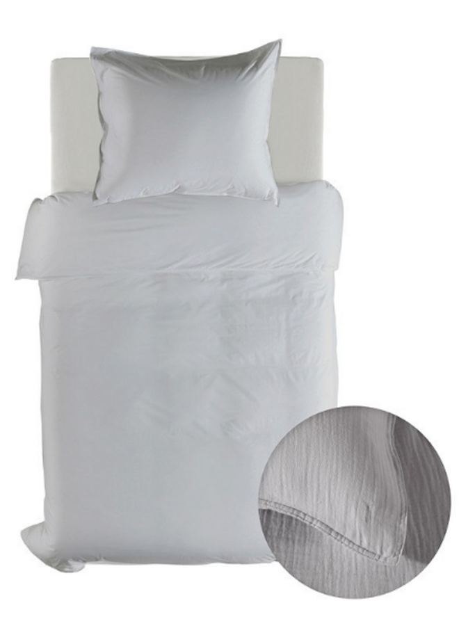 Yellow Dekbedovertrek Suite Guadeloupe Vaporous Grijs - Gauze Katoen