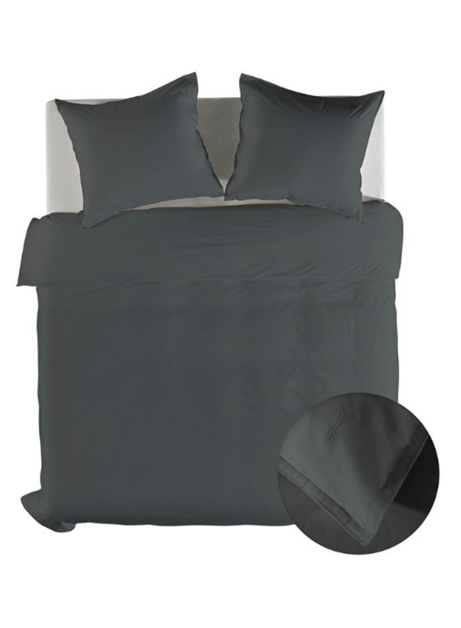 Yellow Dekbedovertrek Suite Zermatt Beluga Grijs - Katoen-Twill