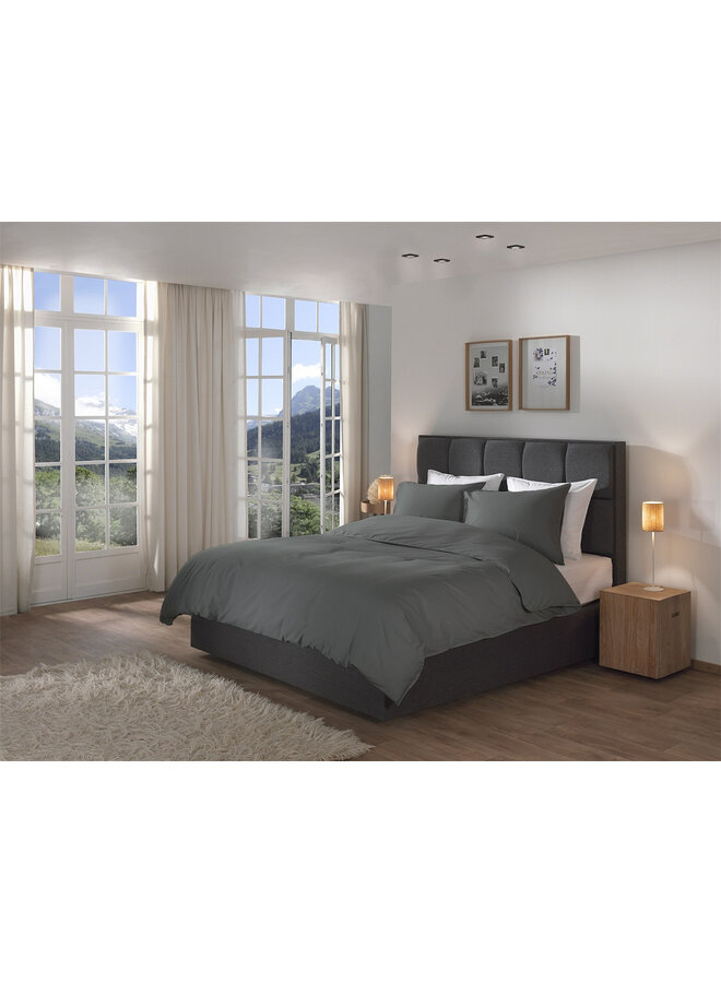 Yellow Dekbedovertrek Suite Zermatt Beluga Grijs - Katoen-Twill