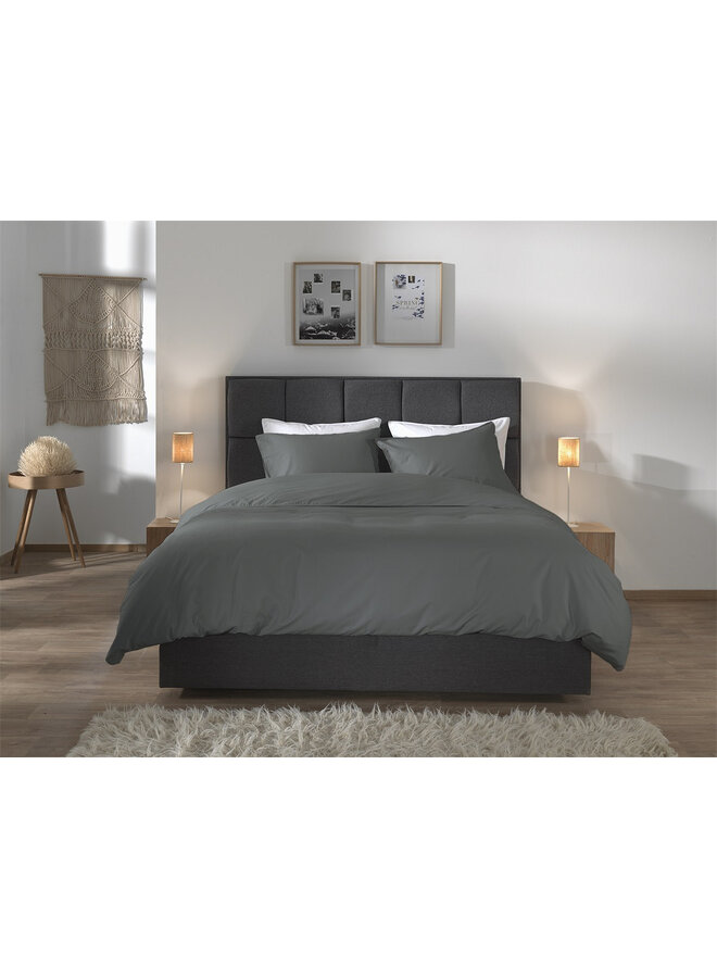 Yellow Dekbedovertrek Suite Zermatt Beluga Grijs - Katoen-Twill