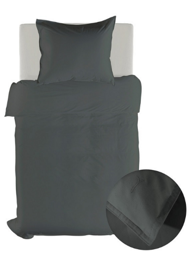 Yellow Dekbedovertrek Suite Zermatt Beluga Grijs - Katoen-Twill