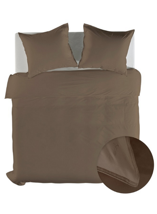 Yellow Dekbedovertrek Suite Zermatt Plaza Taupe - Katoen-Twill