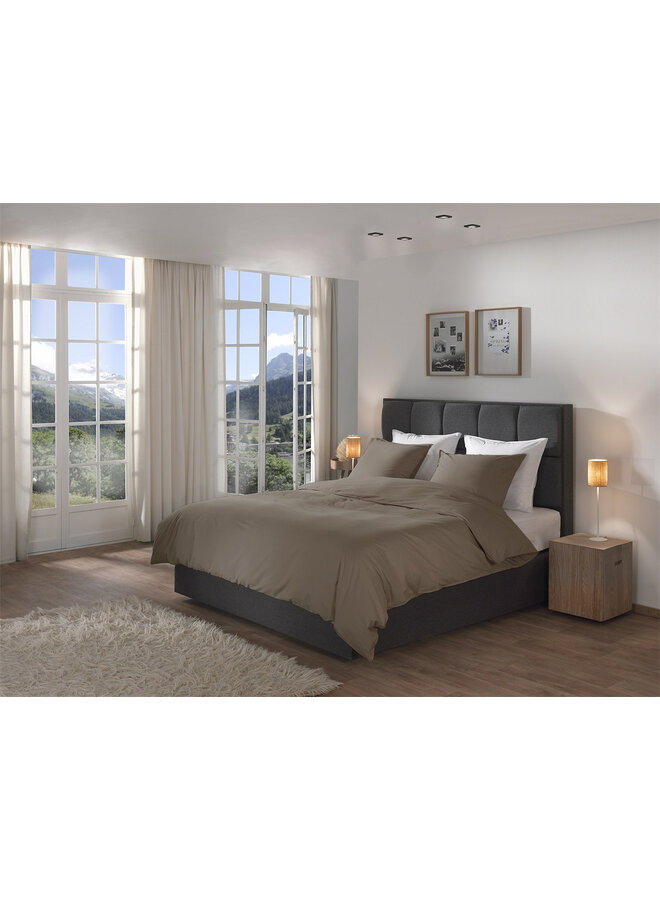 Yellow Dekbedovertrek Suite Zermatt Plaza Taupe - Katoen-Twill