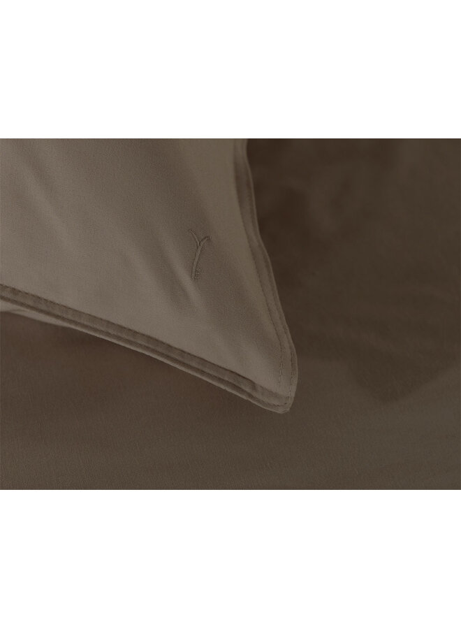 Yellow Dekbedovertrek Suite Zermatt Plaza Taupe - Katoen-Twill