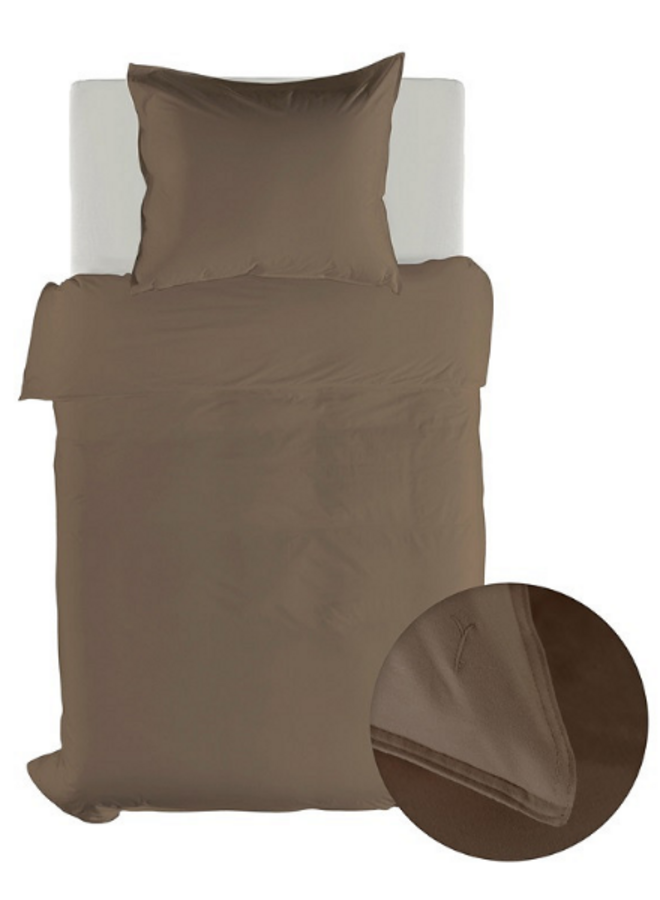 Yellow Dekbedovertrek Suite Zermatt Plaza Taupe - Katoen-Twill