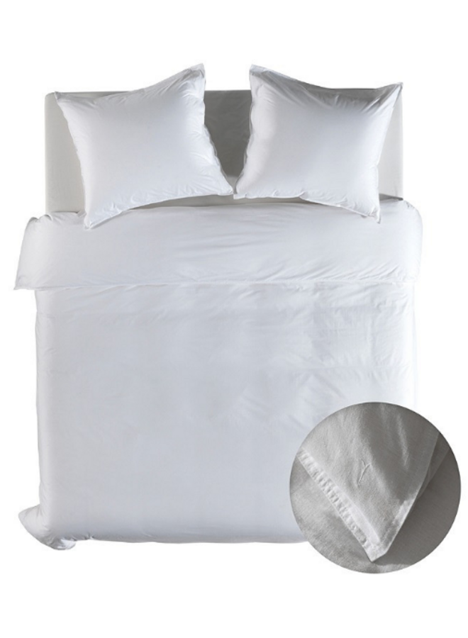 Dekbedovertrek Suite Saint-Tropez Blanc de Blanc - Linnen/Katoen