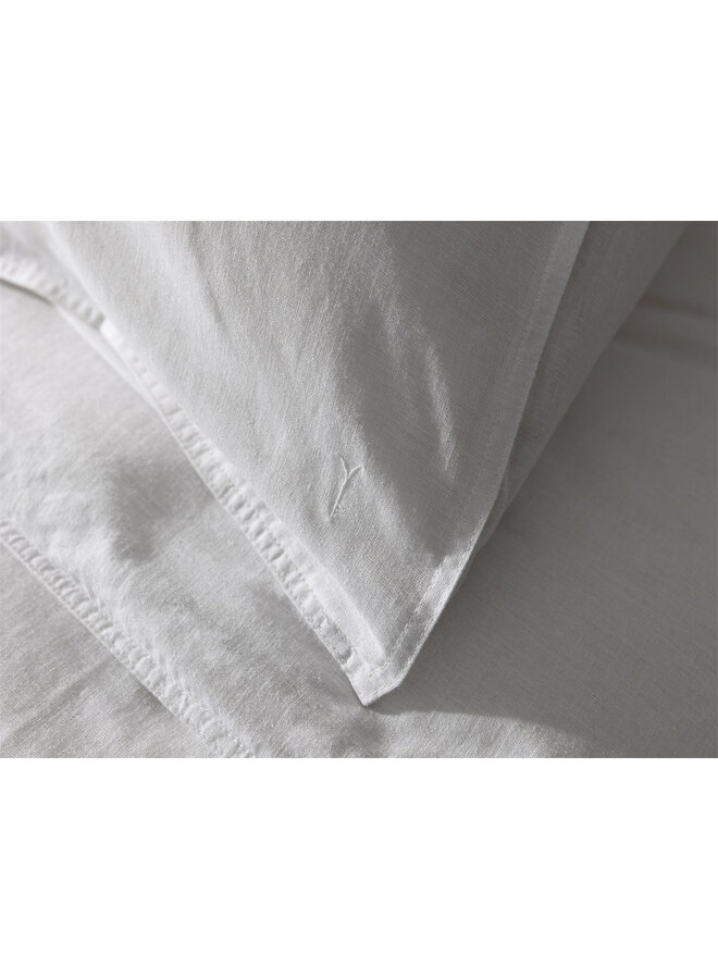 Yellow Dekbedovertrek Suite Saint-Tropez Blanc de Blanc - Linnen/Katoen