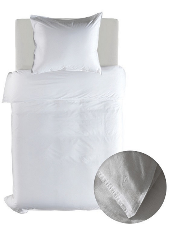 Yellow Dekbedovertrek Suite Saint-Tropez Blanc de Blanc - Linnen/Katoen