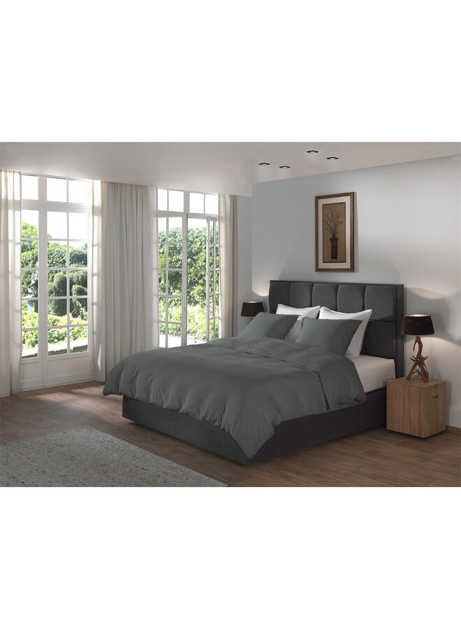 Yellow Dekbedovertrek Suite Saint-Tropez Beluga Grijs - Linnen/Katoen