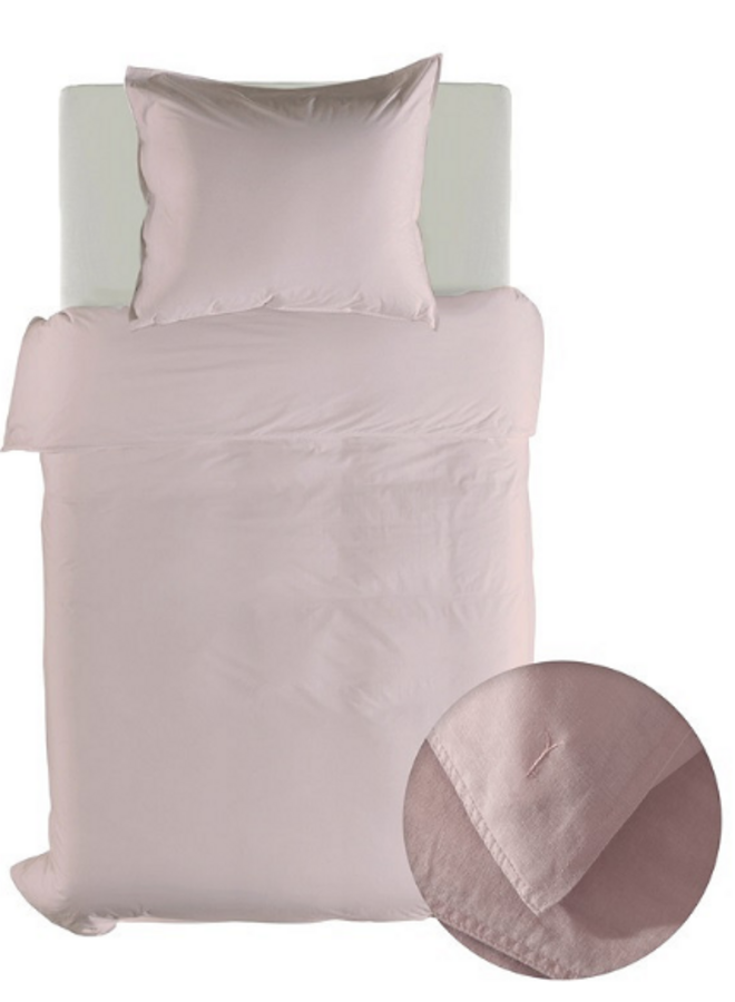 Yellow Dekbedovertrek Suite Saint-Tropez Roze - Linnen/Katoen