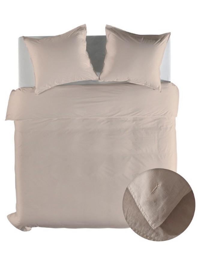 Dekbedovertrek Suite Saint-Tropez Dollar Zand - Linnen/Katoen