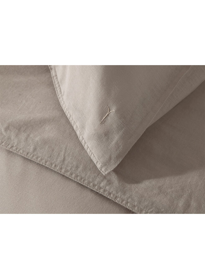 Yellow Dekbedovertrek Suite Saint-Tropez Dollar Zand - Linnen/Katoen