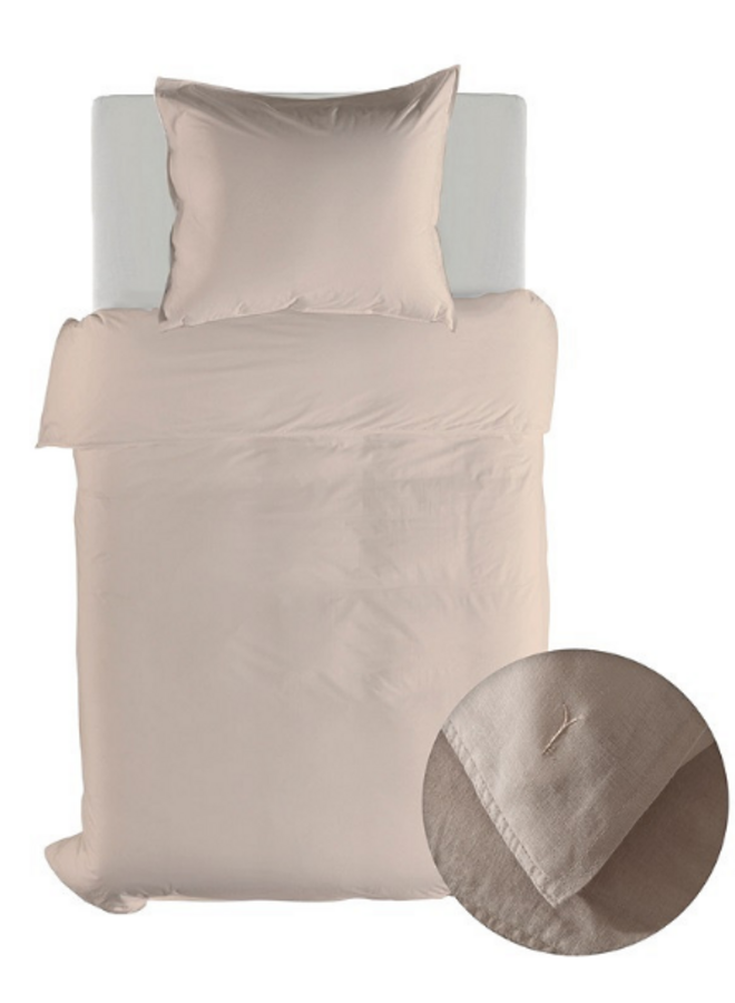 Yellow Dekbedovertrek Suite Saint-Tropez Dollar Zand - Linnen/Katoen