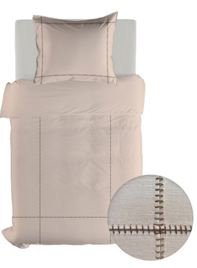 Yellow Dekbedovertrek Suite Port Louis Dollar Zand - Katoen