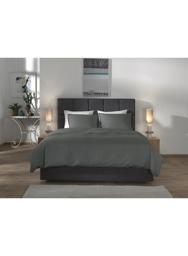 Yellow Dekbedovertrek Suite Casablanca Beluga Grijs - Katoen