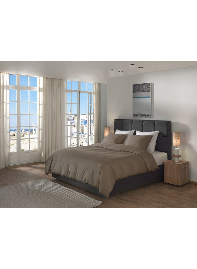 Yellow Dekbedovertrek Suite Casablanca Plaza Taupe - Katoen