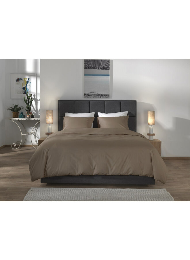 Yellow Dekbedovertrek Suite Casablanca Plaza Taupe - Katoen