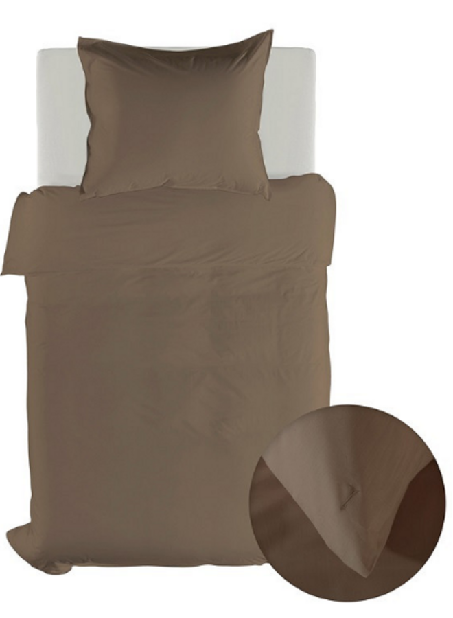 Yellow Dekbedovertrek Suite Casablanca Plaza Taupe - Katoen