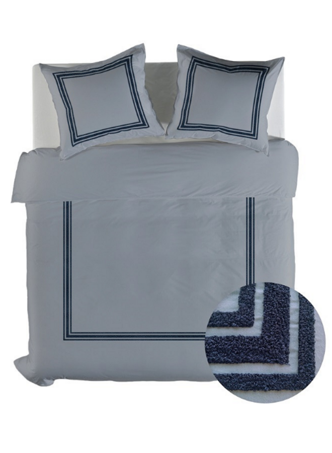 Dekbedovertrek Suite Kerala Delicate Blauw - Gewassen Katoen