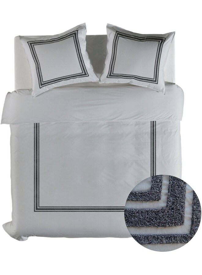 Yellow Dekbedovertrek Suite Kerala Vaporous Grijs - Gewassen Katoen