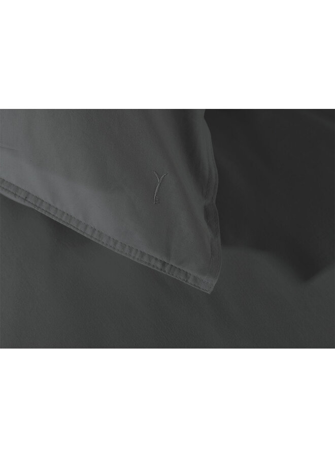 Yellow Dekbedovertrek Suite Nairobi Beluga Grijs - Gewassen Katoen