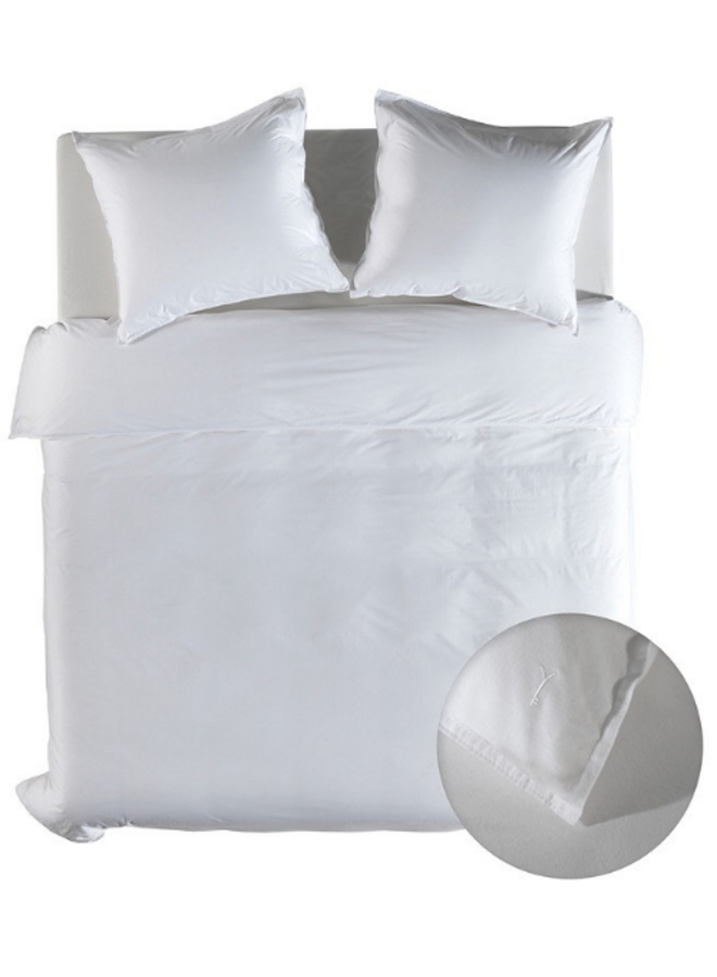 Yellow Dekbedovertrek Suite Nairobi Blanc de Blanc - Gewassen Katoen