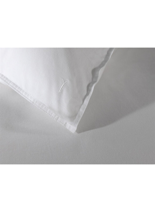 Yellow Dekbedovertrek Suite Nairobi Blanc de Blanc - Gewassen Katoen