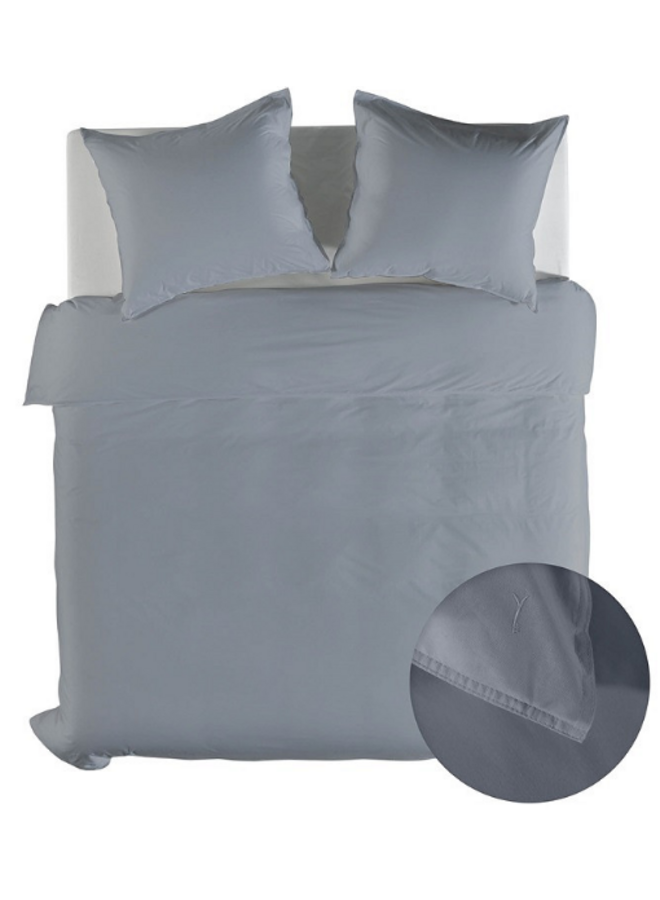 Yellow Dekbedovertrek Suite Nairobi Delicate Blauw - Gewassen Katoen