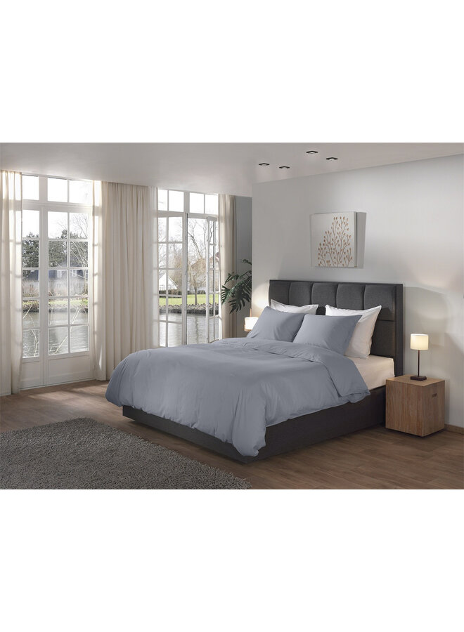 Yellow Dekbedovertrek Suite Nairobi Delicate Blauw - Gewassen Katoen