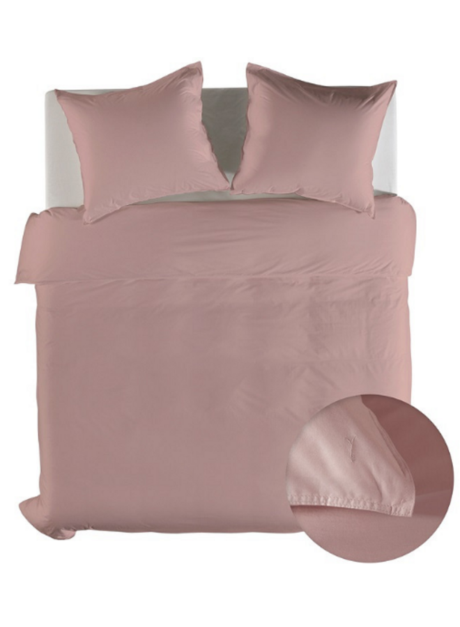 Yellow Dekbedovertrek Suite Nairobi Haze Coral - Gewassen Katoen