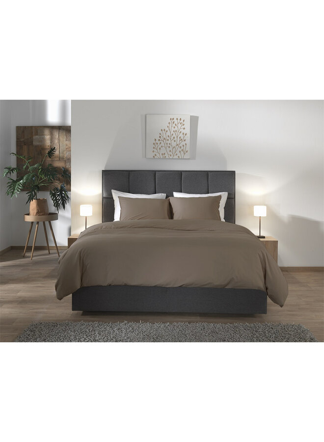 Yellow Dekbedovertrek Suite Nairobi Plaza Taupe - Gewassen Katoen