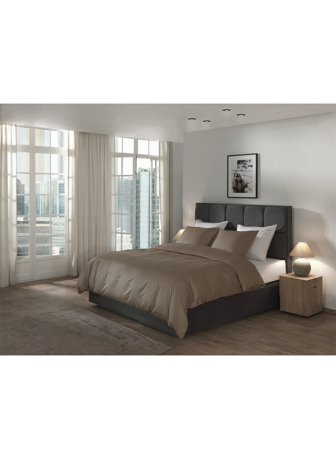 Yellow Dekbedovertrek Suite Dubai Plaza Taupe - Katoen-Satijn