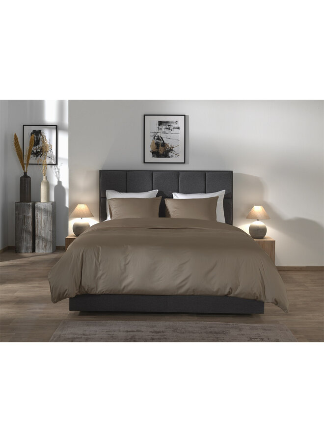 Yellow Dekbedovertrek Suite Dubai Plaza Taupe - Katoen-Satijn