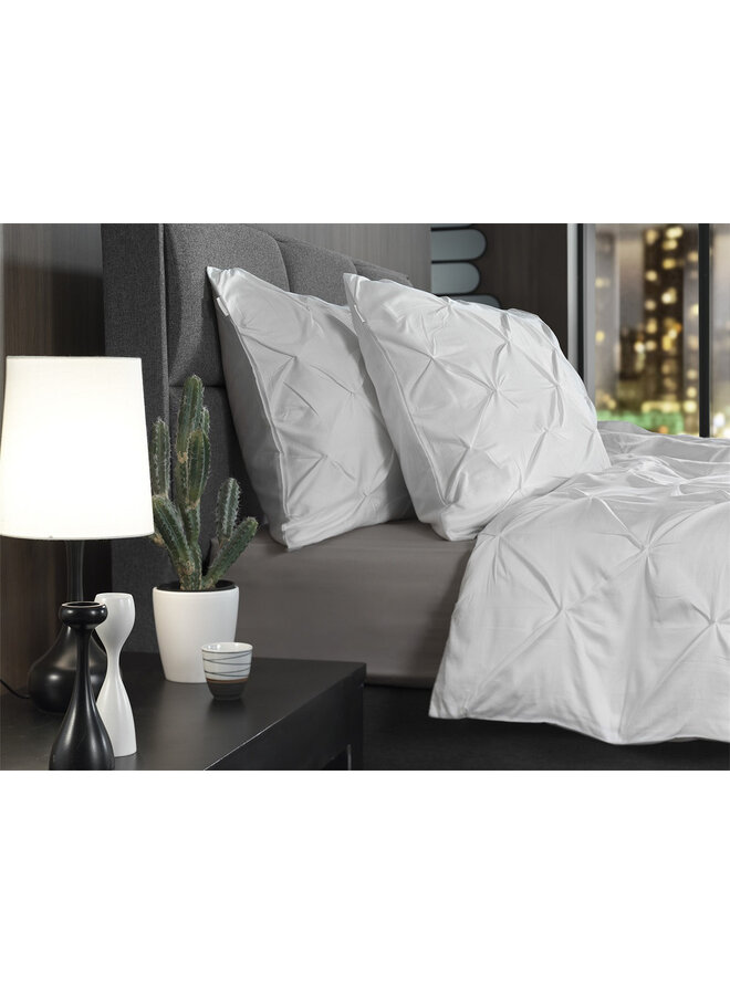 Yellow Dekbedovertrek Nova Wit - Katoen-Satijn