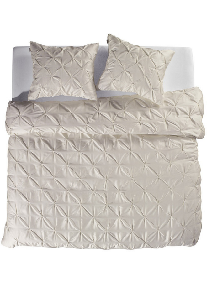 Yellow Dekbedovertrek Nova Creme - Katoen-Satijn