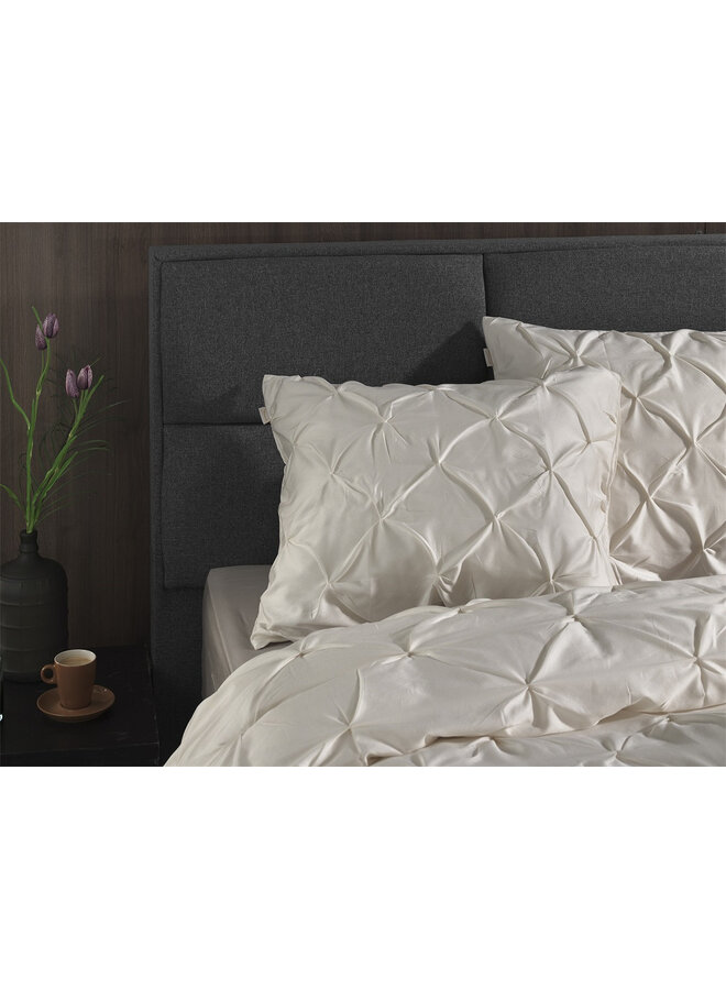 Yellow Dekbedovertrek Nova Creme - Katoen-Satijn