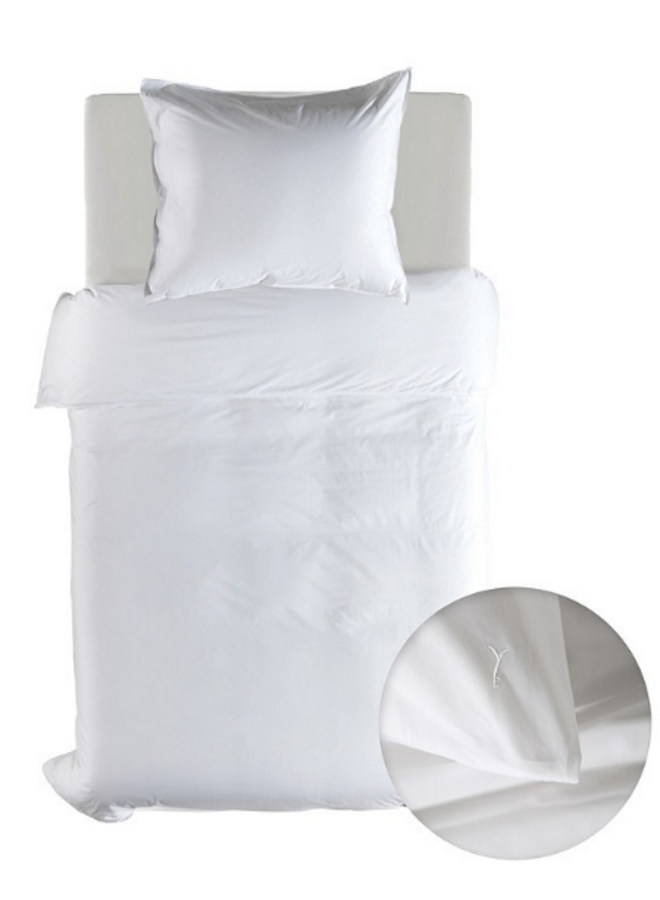 Yellow Dekbedovertrek Suite Mumbai Wit - Percale Katoen