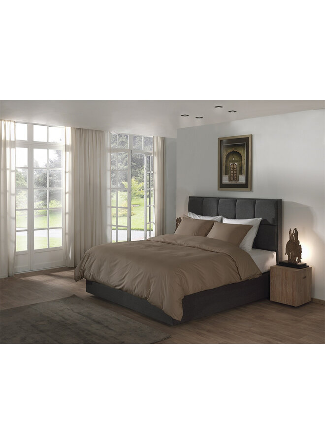 Yellow Dekbedovertrek Suite Mumbai Plaza Taupe - Percale Katoen