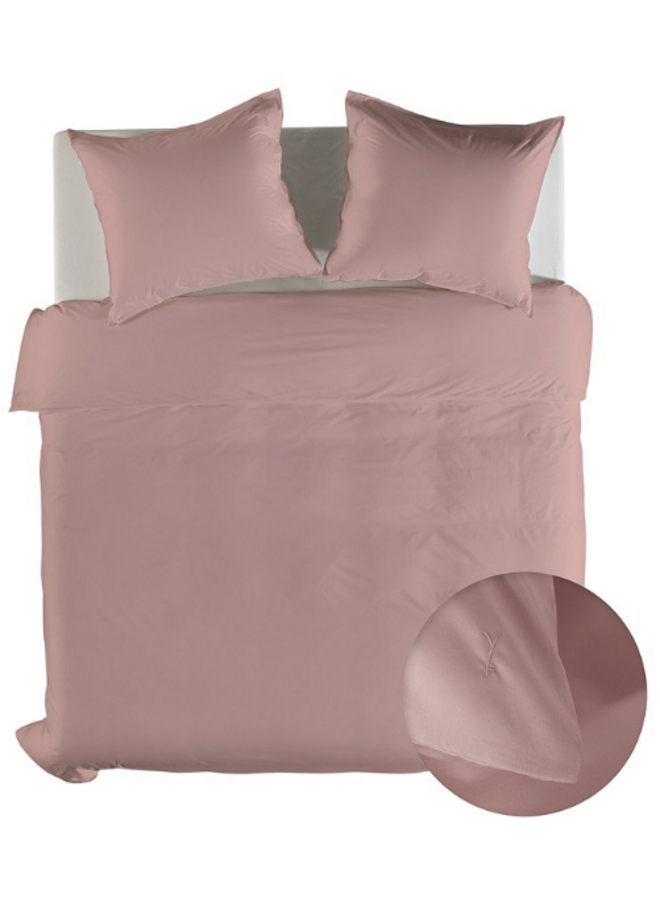 Yellow Dekbedovertrek Suite Mumbai Haze Coral - Percale Katoen