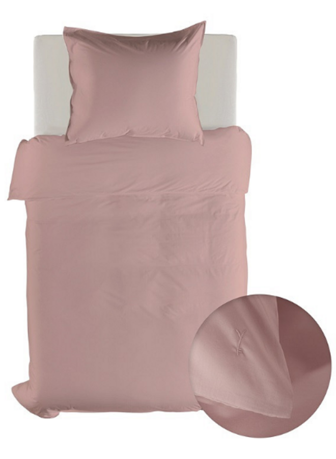 Yellow Dekbedovertrek Suite Mumbai Haze Coral - Percale Katoen