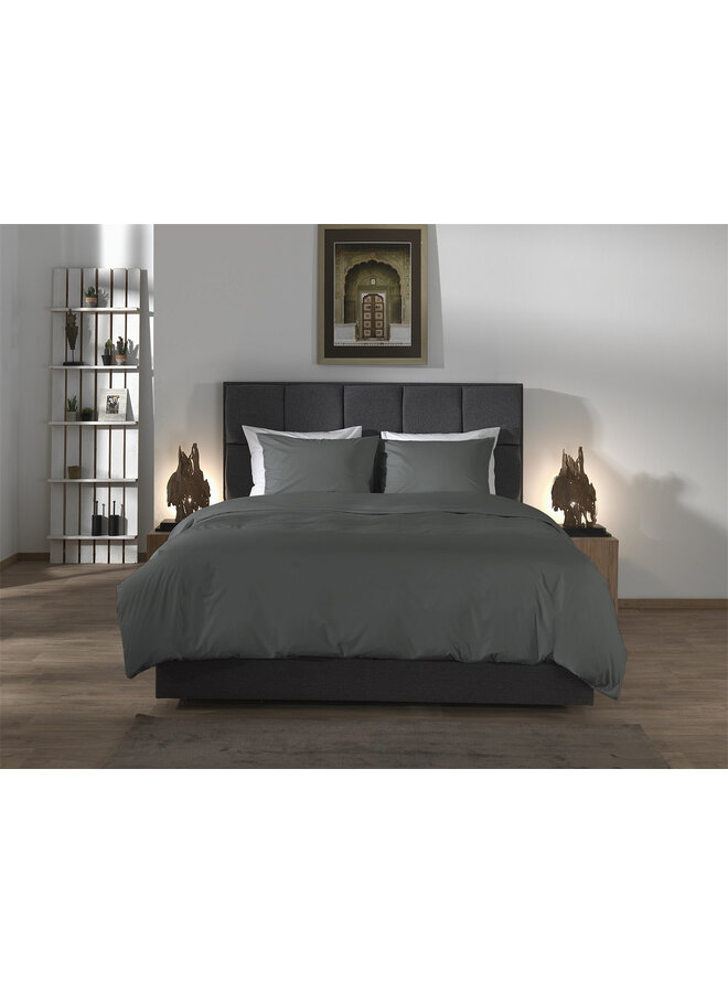 Yellow Dekbedovertrek Suite Mumbai Beluga Grijs - Percale Katoen