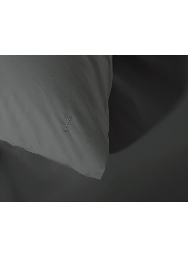 Yellow Dekbedovertrek Suite Mumbai Beluga Grijs - Percale Katoen