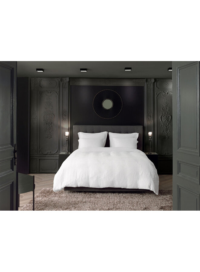 Yellow Dekbedovertrek Garza Bright Wit - Mousseline Katoen