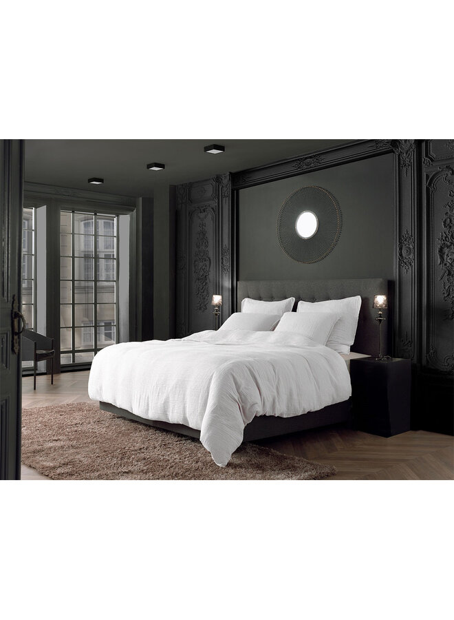 Yellow Dekbedovertrek Garza Bright Wit - Mousseline Katoen