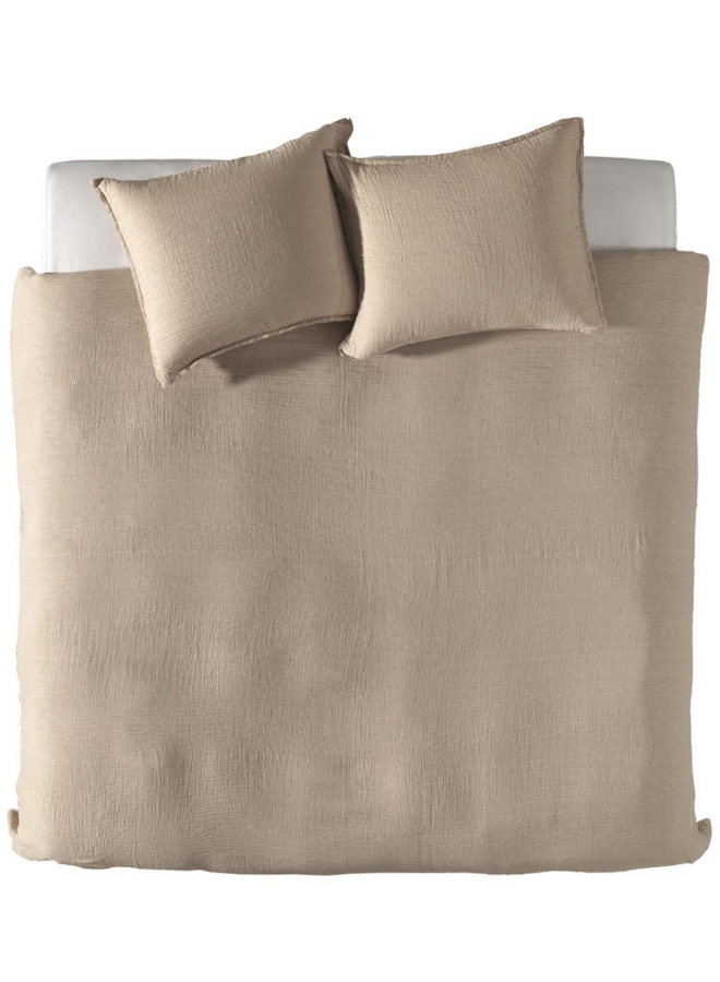 Yellow Dekbedovertrek Garza Mojave Zand - Gauze Katoen