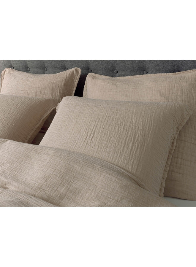 Yellow Dekbedovertrek Garza Mojave Zand - Mousseline Katoen