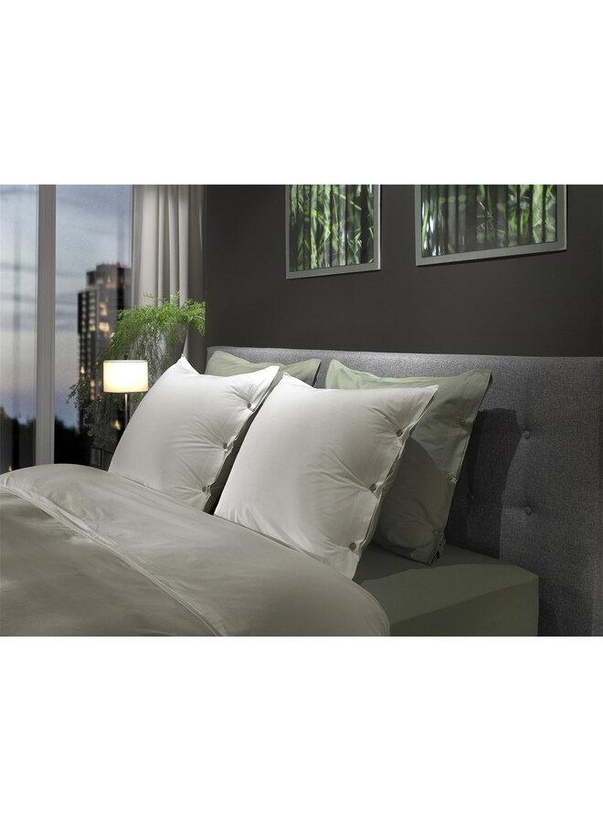 Yellow Dekbedovertrek Uni Tender Grijs - Percale Katoen