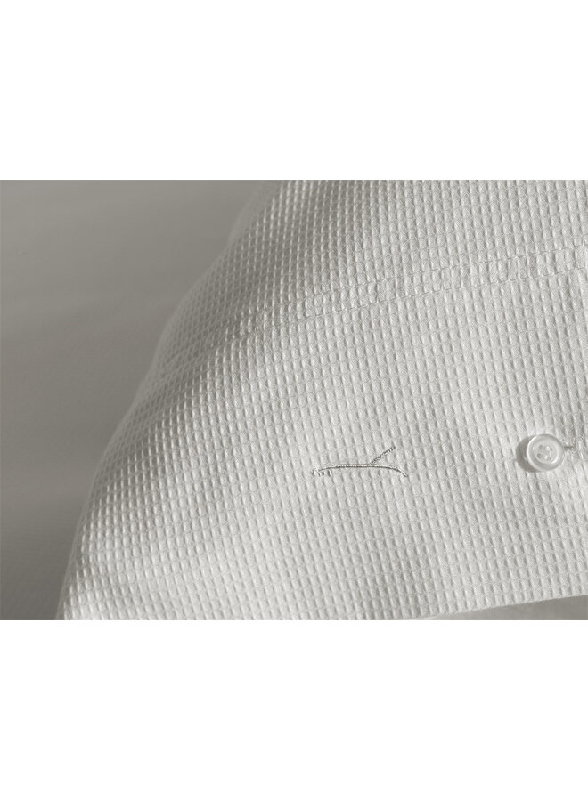 Yellow Dekbedovertrek Cialda Bone Wit - Katoen